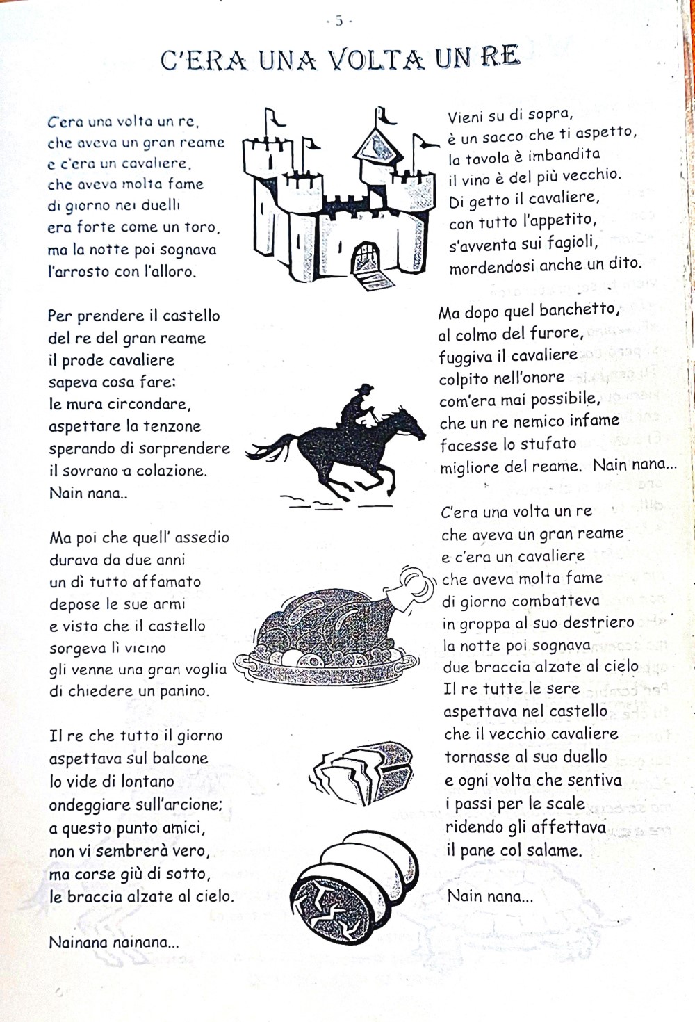C'ERA UNA VOLTA UN RE